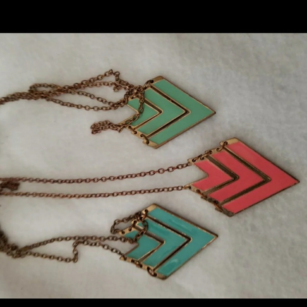 Three necklaces vintage style